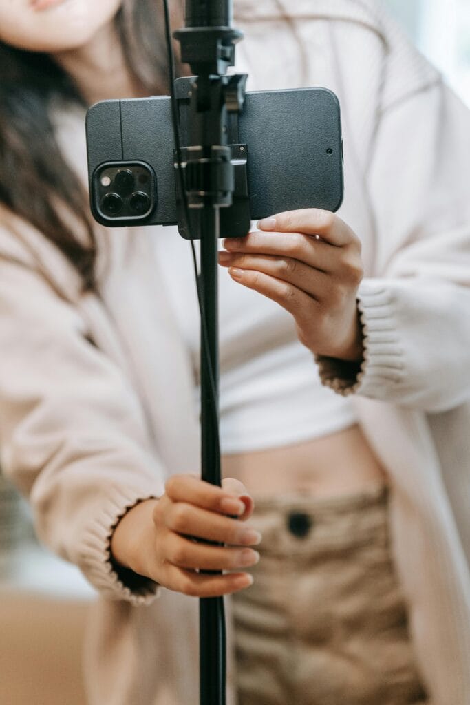 Recording content for instagram